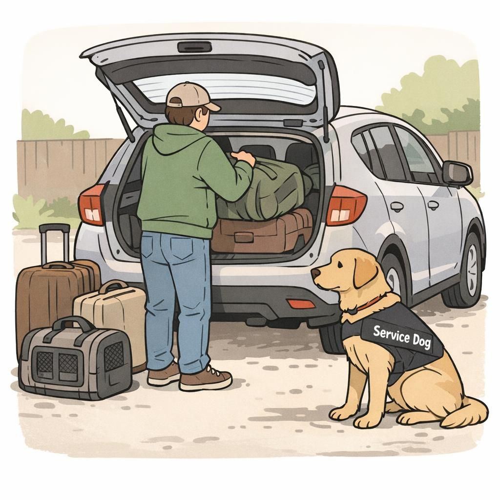 Road Trip Guide for Service Dogs